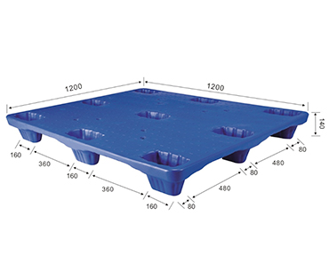 1212单层九脚吹塑卡板